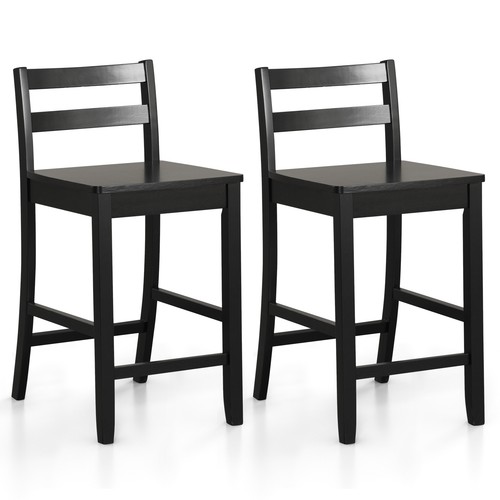 Inch wooden bar stools set - 24-inch,