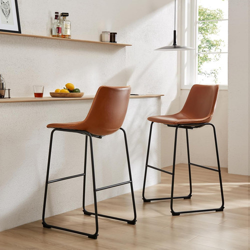 Bar stools set faux - bar,